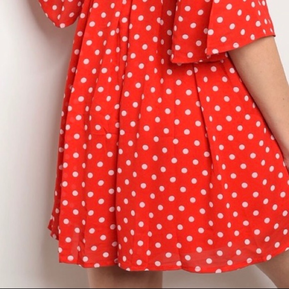 RED POLKA DOT ROMPER - Picture 8 of 11